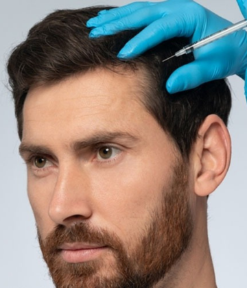 GFC hair treatment session in Kompally clinic